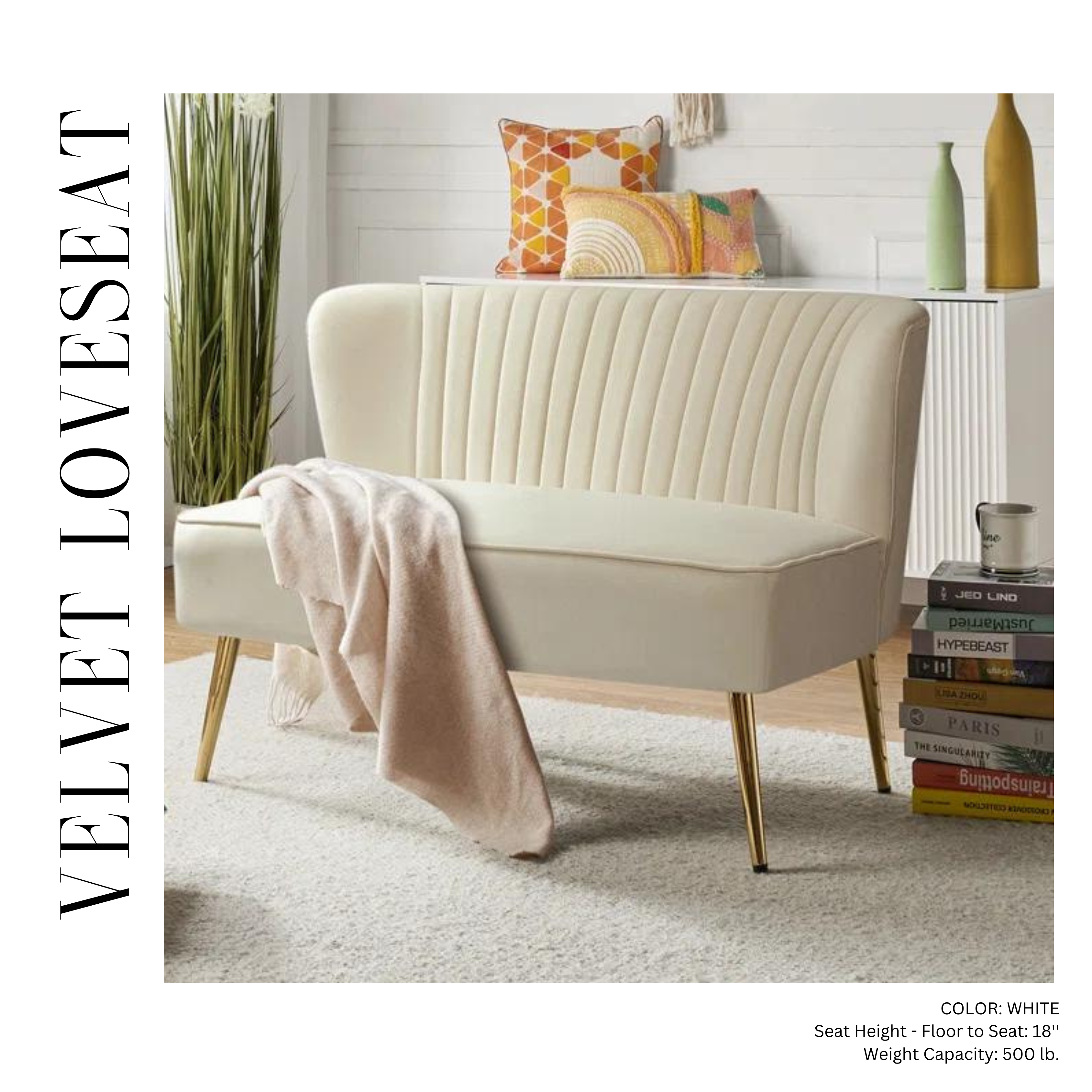 VELVET LOVESEAT