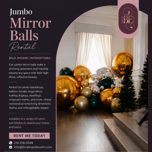 JUMBO MIRROR BALLS