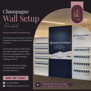 DOUBLE CHAMPAGNE WALL